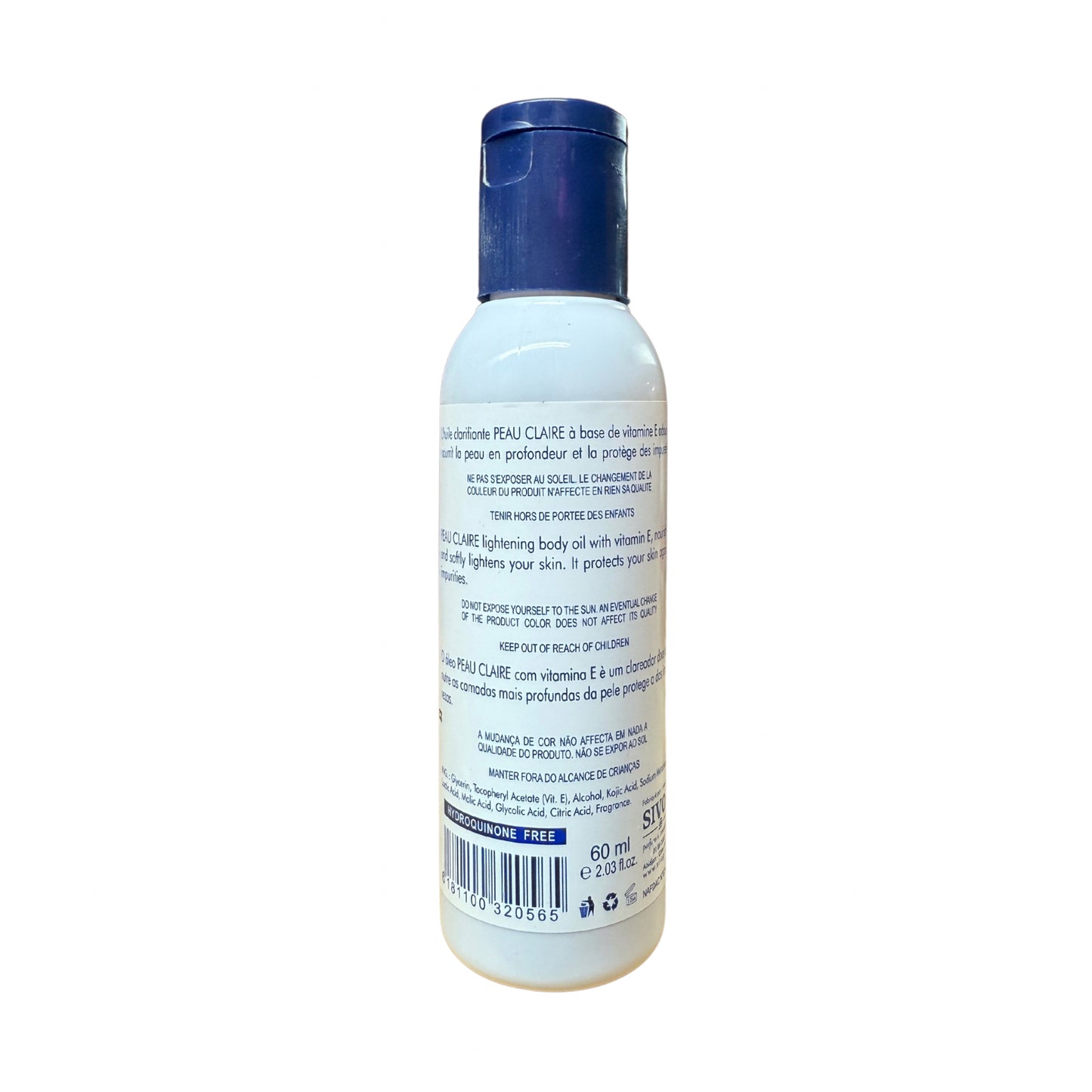 Peau Claire Lightening Body Oil 60ml