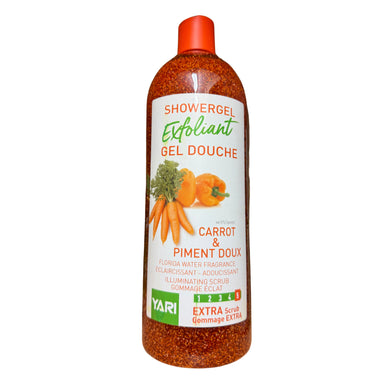 Yari ShowerGel Exfoliant Gel Douche (carrot & pigmentdoux)