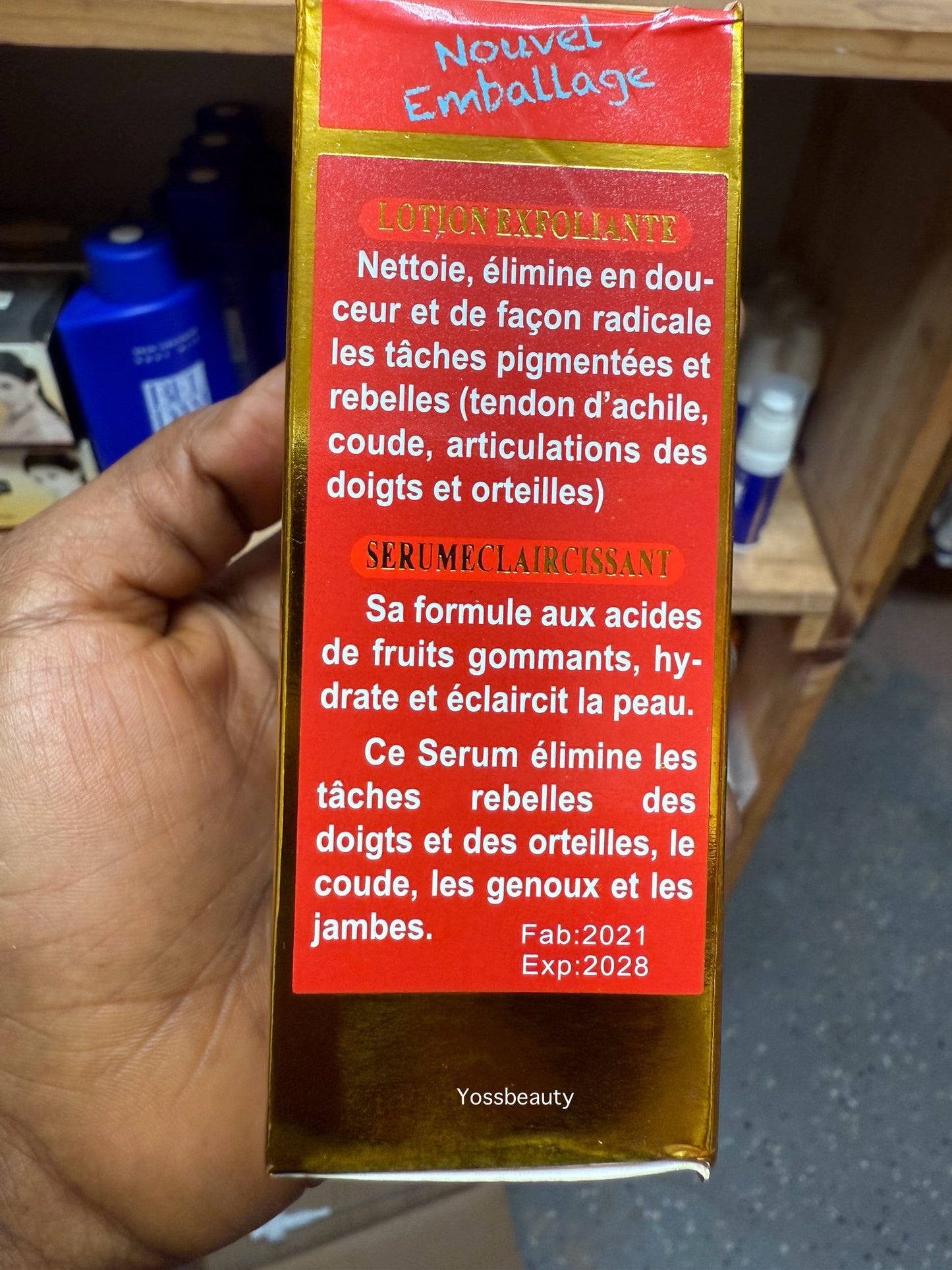 Flori's Duo Anti Taches Gommant Serum and Lotion