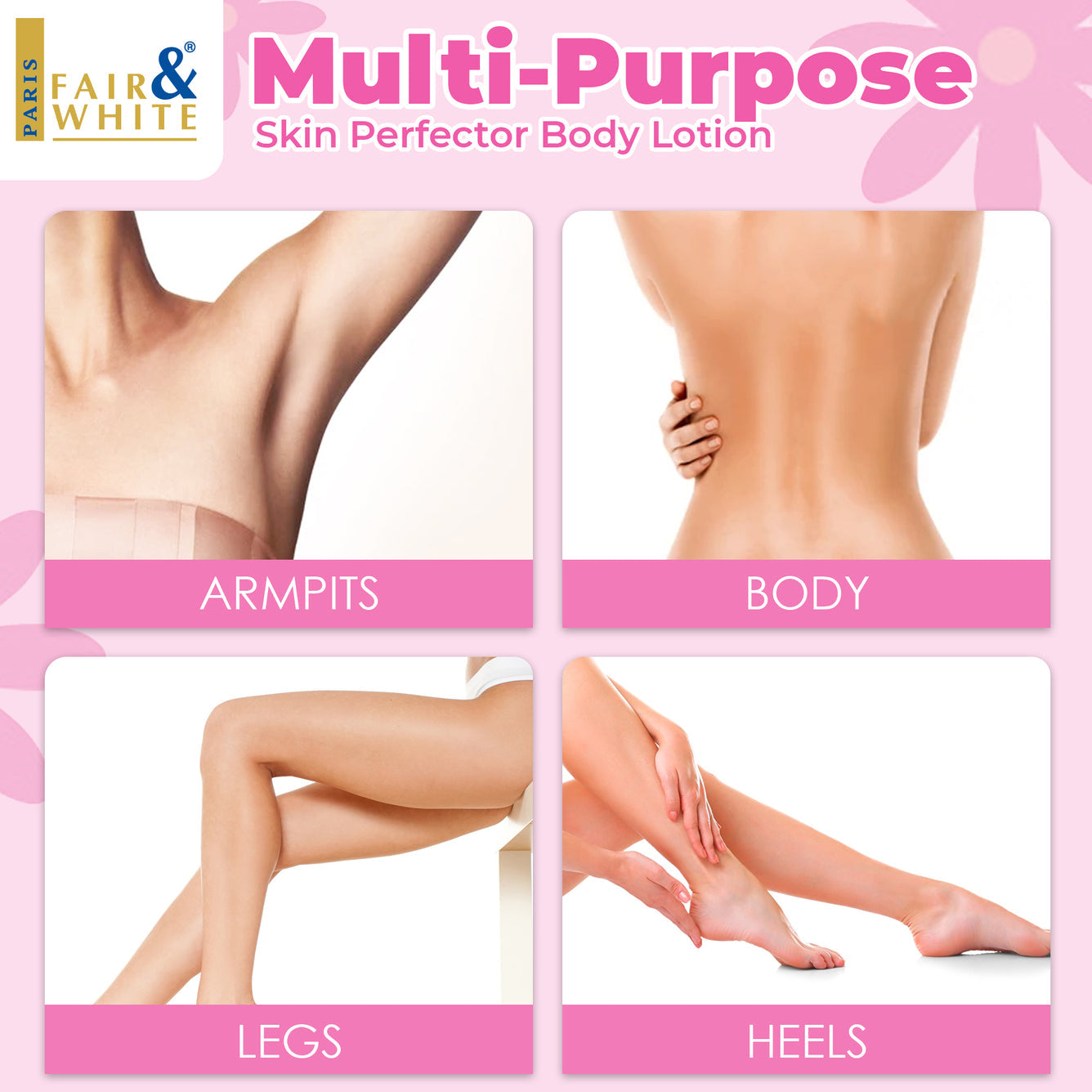 Fair & White So White Moisturizing Body Lotion W/ Sweet Almond Oil 500ml