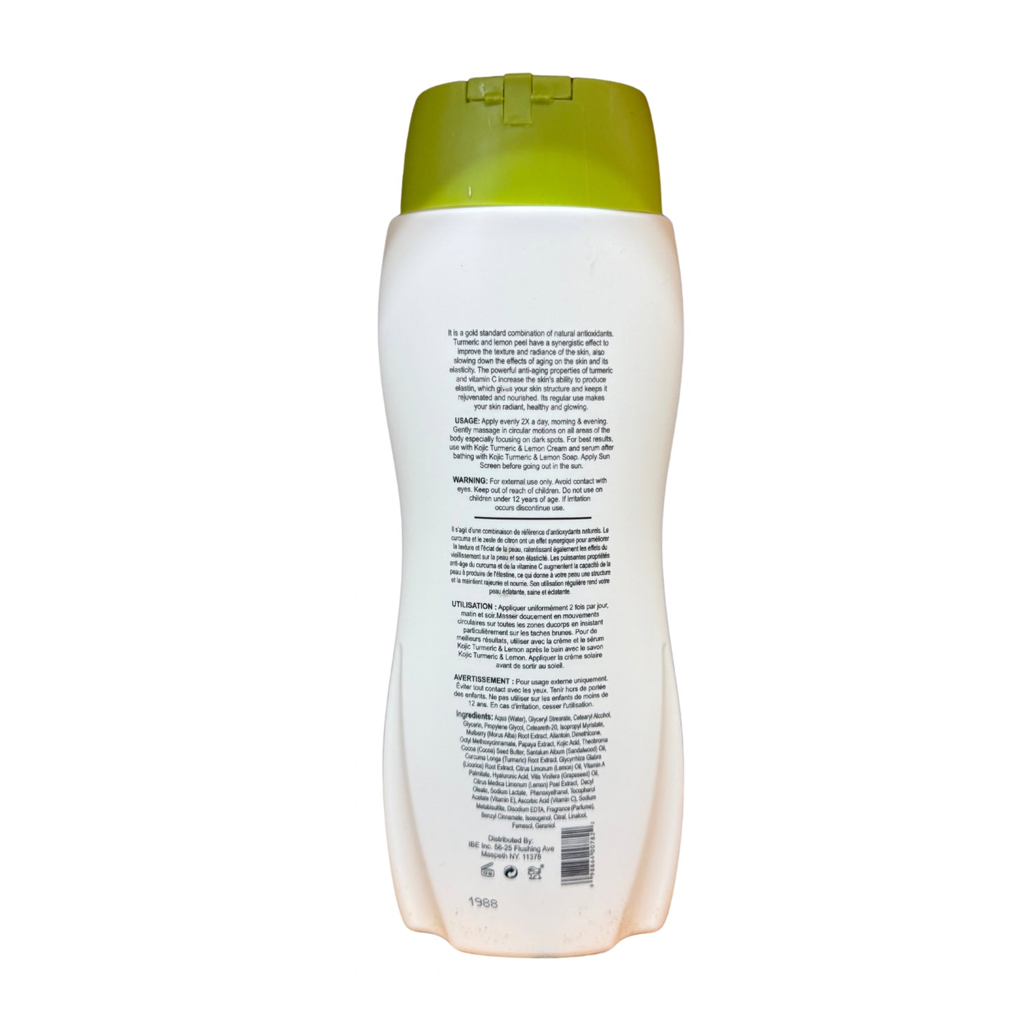 Claire White Kojic Turmeric Lemon Brightening Body Lotion 500ml