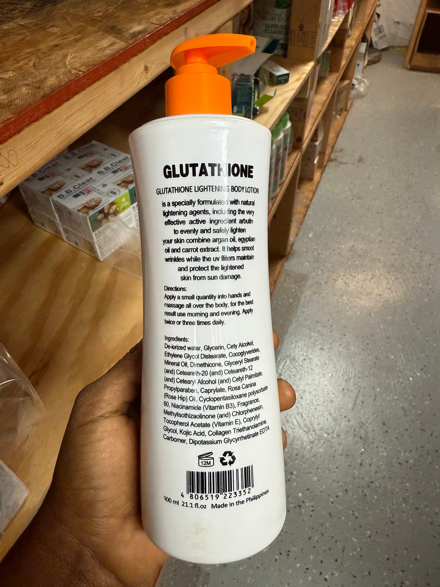 Glutathione Carrot Body Lotion 600ml