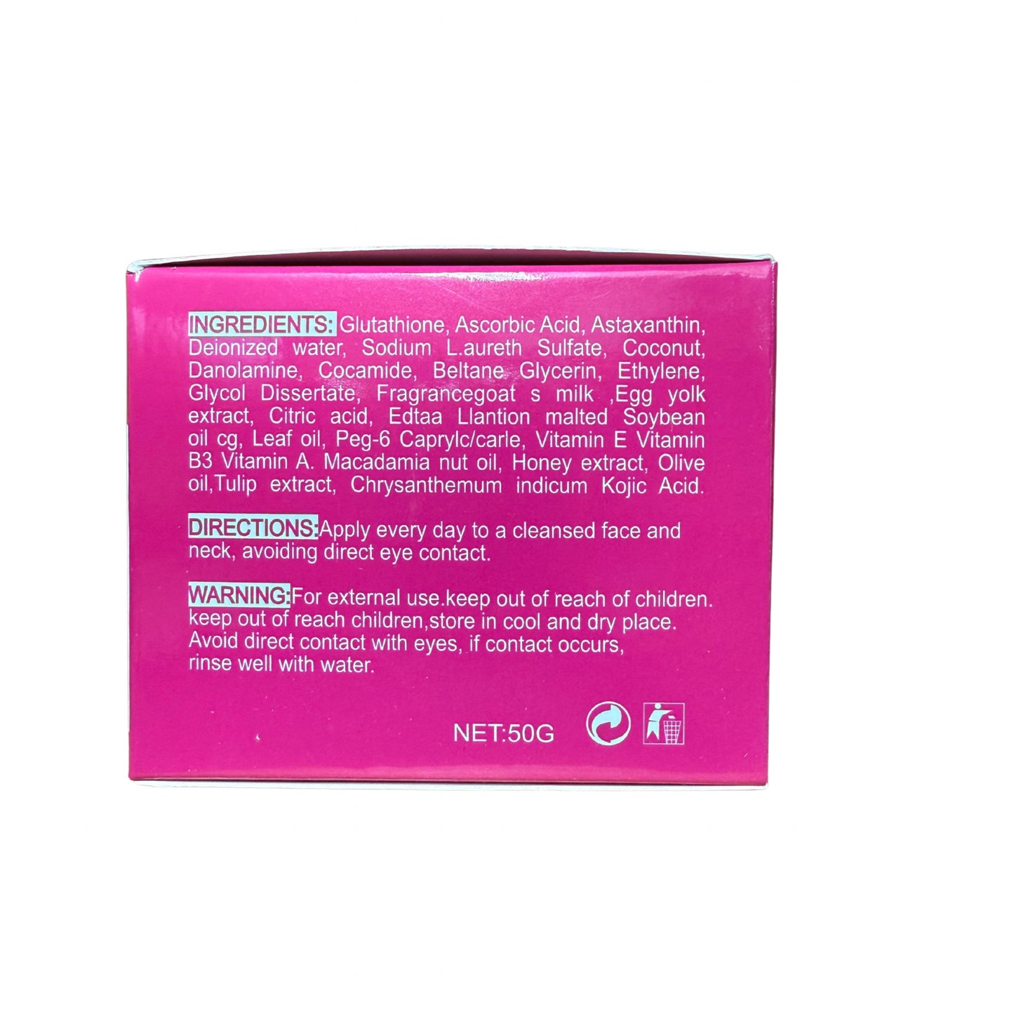 Cindella Whitening & Even Tone Face Cream 50g