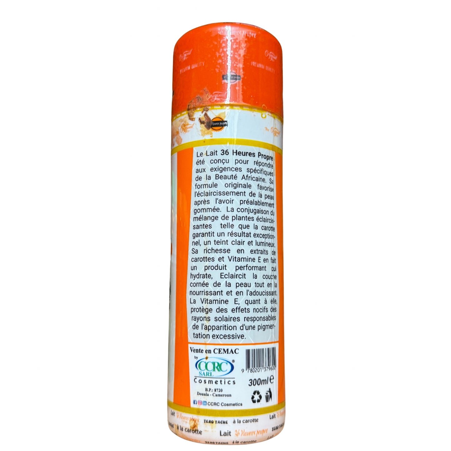 36 Heures Propre Lait Corporel
Eclaircissant Anti-Taches 300ml