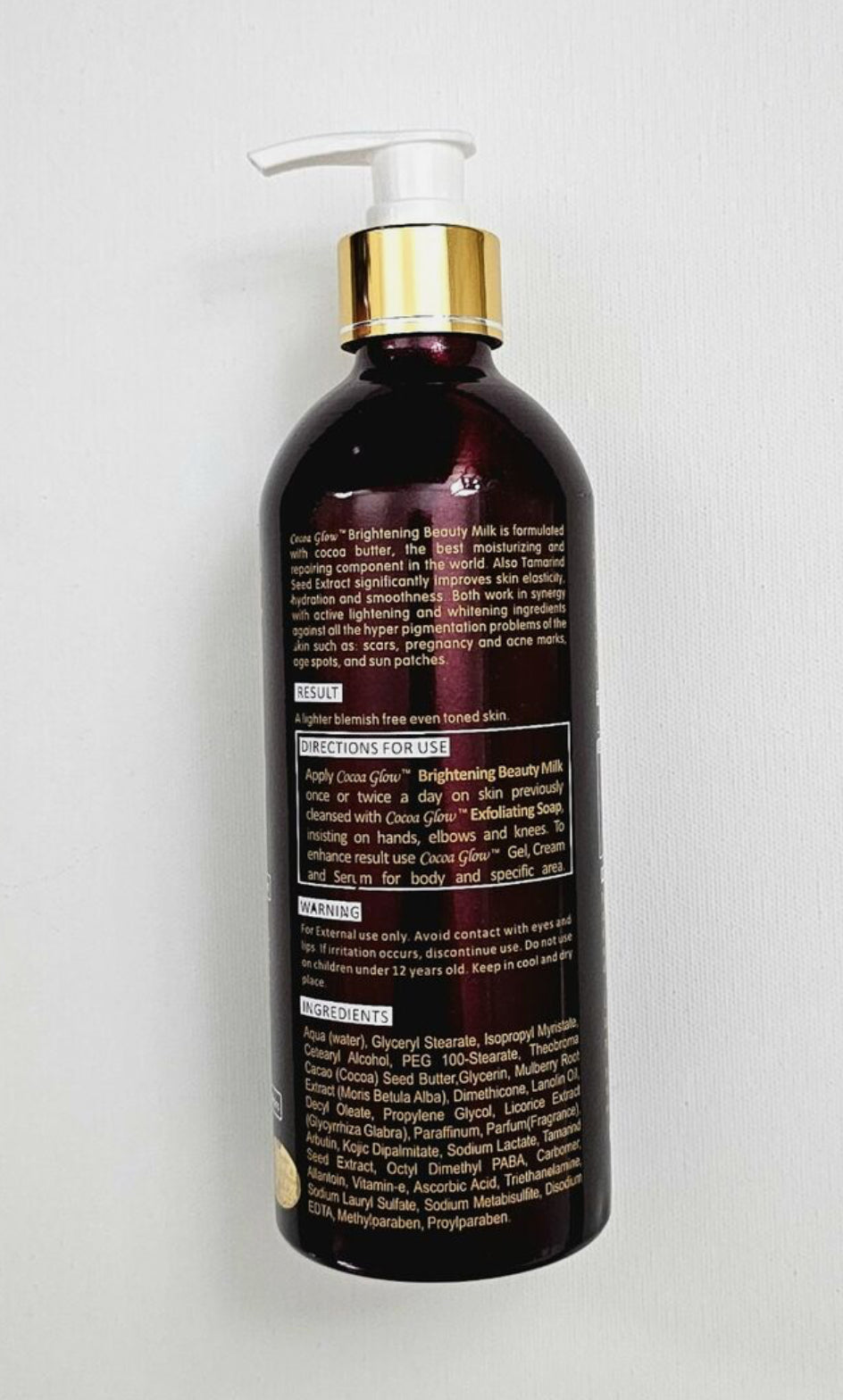 Cocoa Glow Supreme Beauty Milk Lotion 500ml