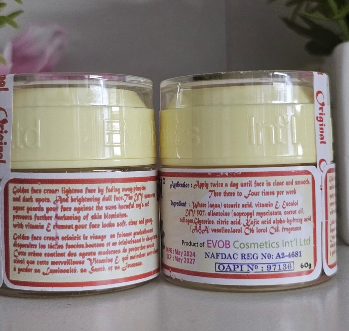 Golden Face Cream
