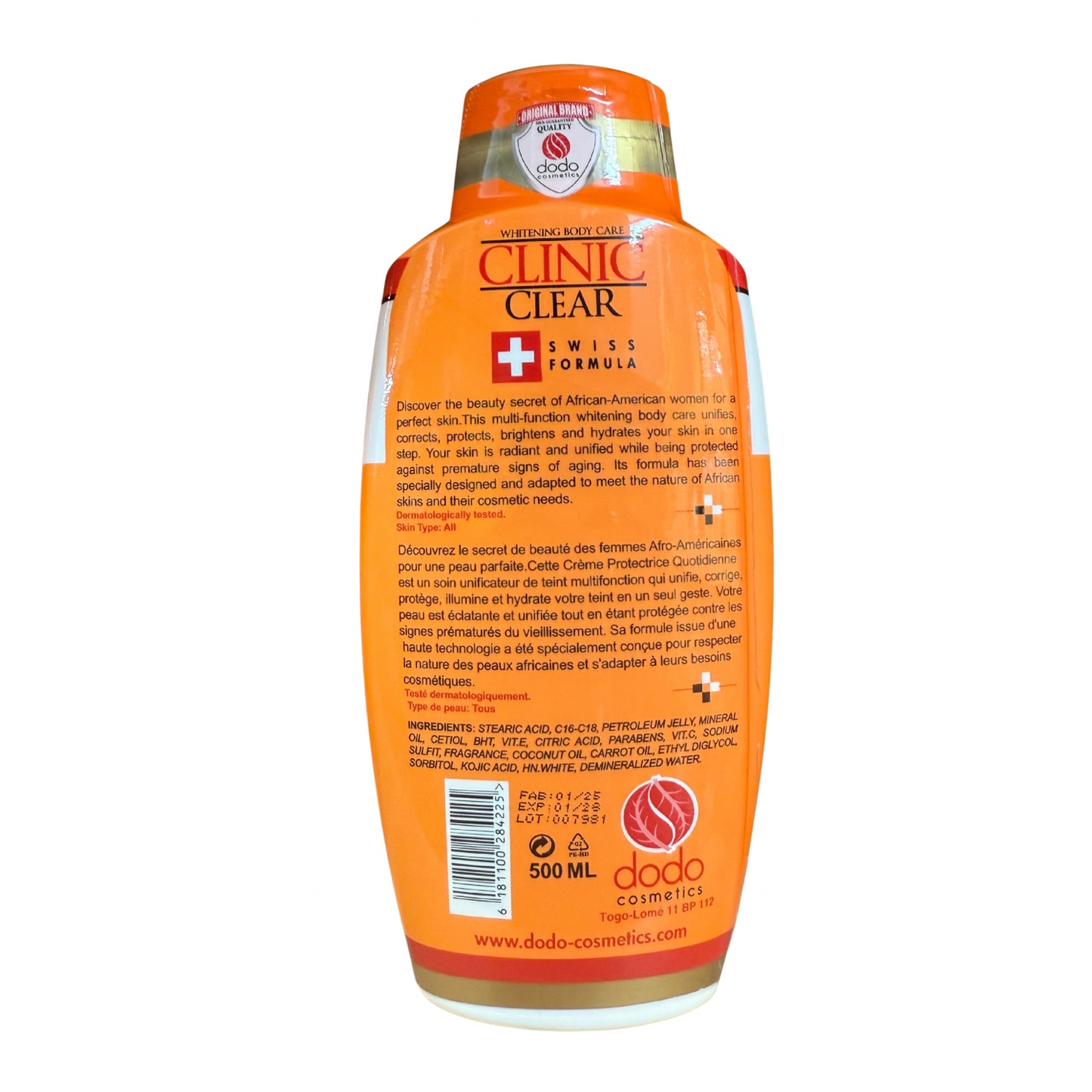 Clinic Clear Body Lotion 500ml