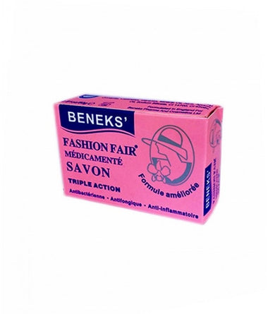 Beneks' Fashion Fair Soap Triple Action 80g(pack of 12)