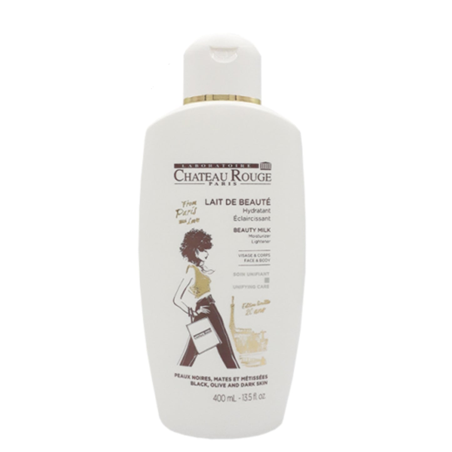 Chateau Rouge Paris Lait de Beaute Hydratant Eclaircissant 400ml