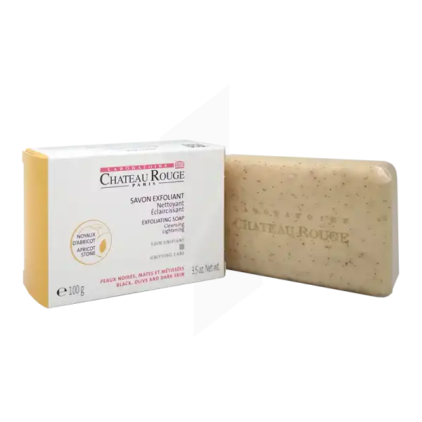 Chateau Rouge Paris Savon Exfoliant Nettoyant Eclaircissant 100g