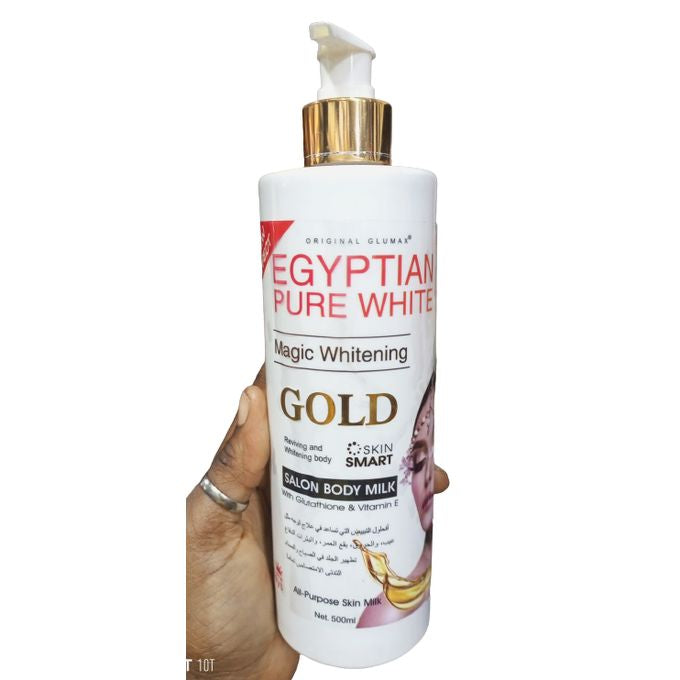 Egyptian Pure White Magic Whitening Gold Salon Body Milk 500ml