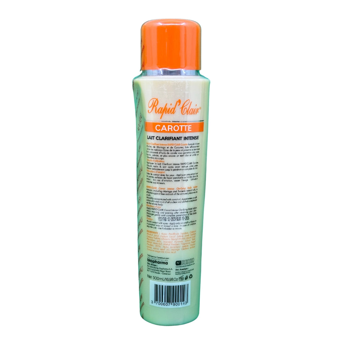 Rapid Clair Clarifying Carrot Body Milk 500ml