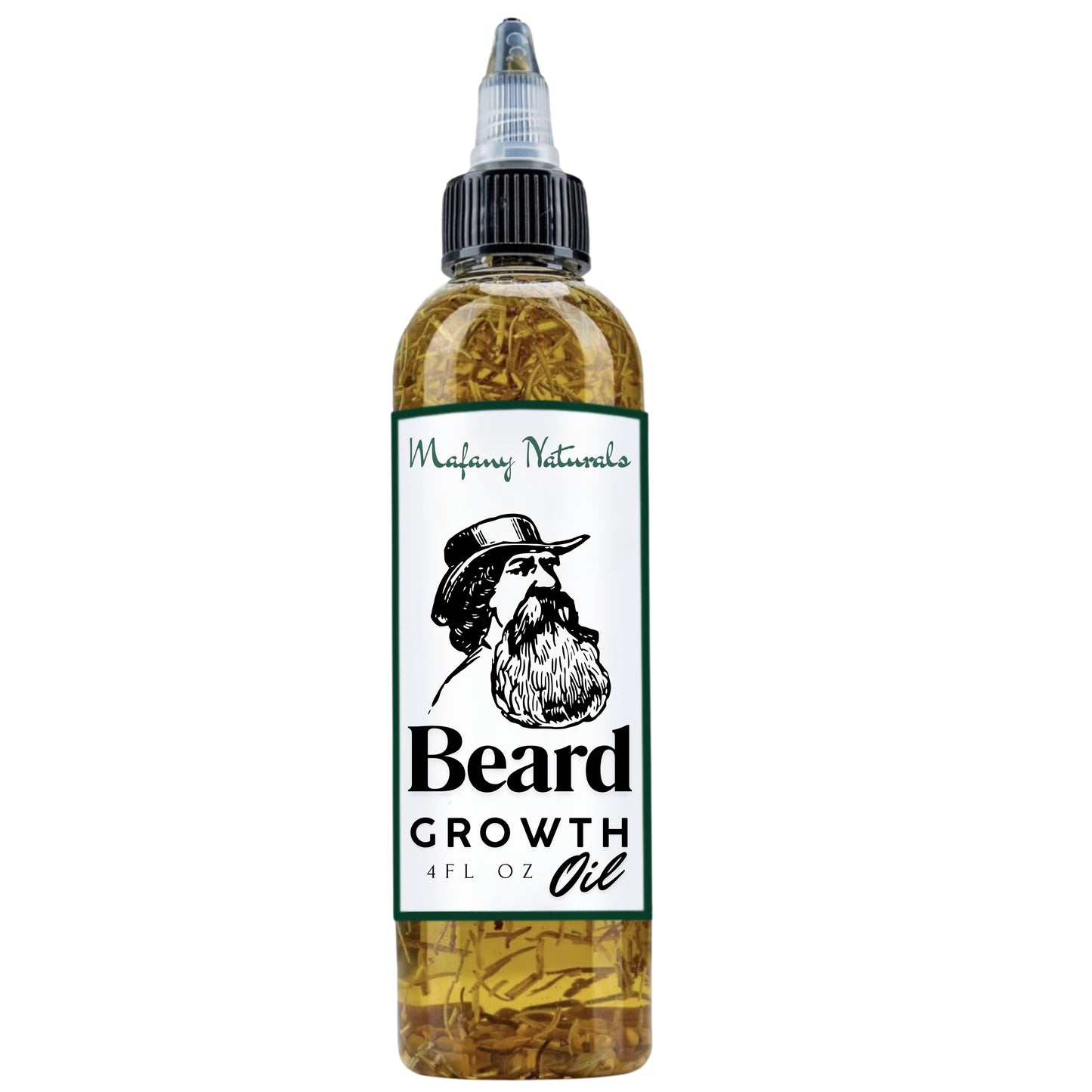 Beard Growth Oil, Rapid Beard Thickening, Plant Based Beard Growth Oil, Mean Beard Care 4oz