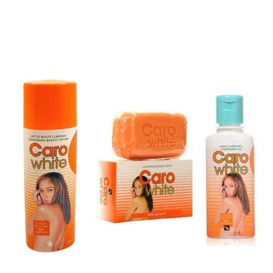 Caro White Set Of 3(Body Lotion 500ml, Serum 50ml & Bar Soap 7 Oz)