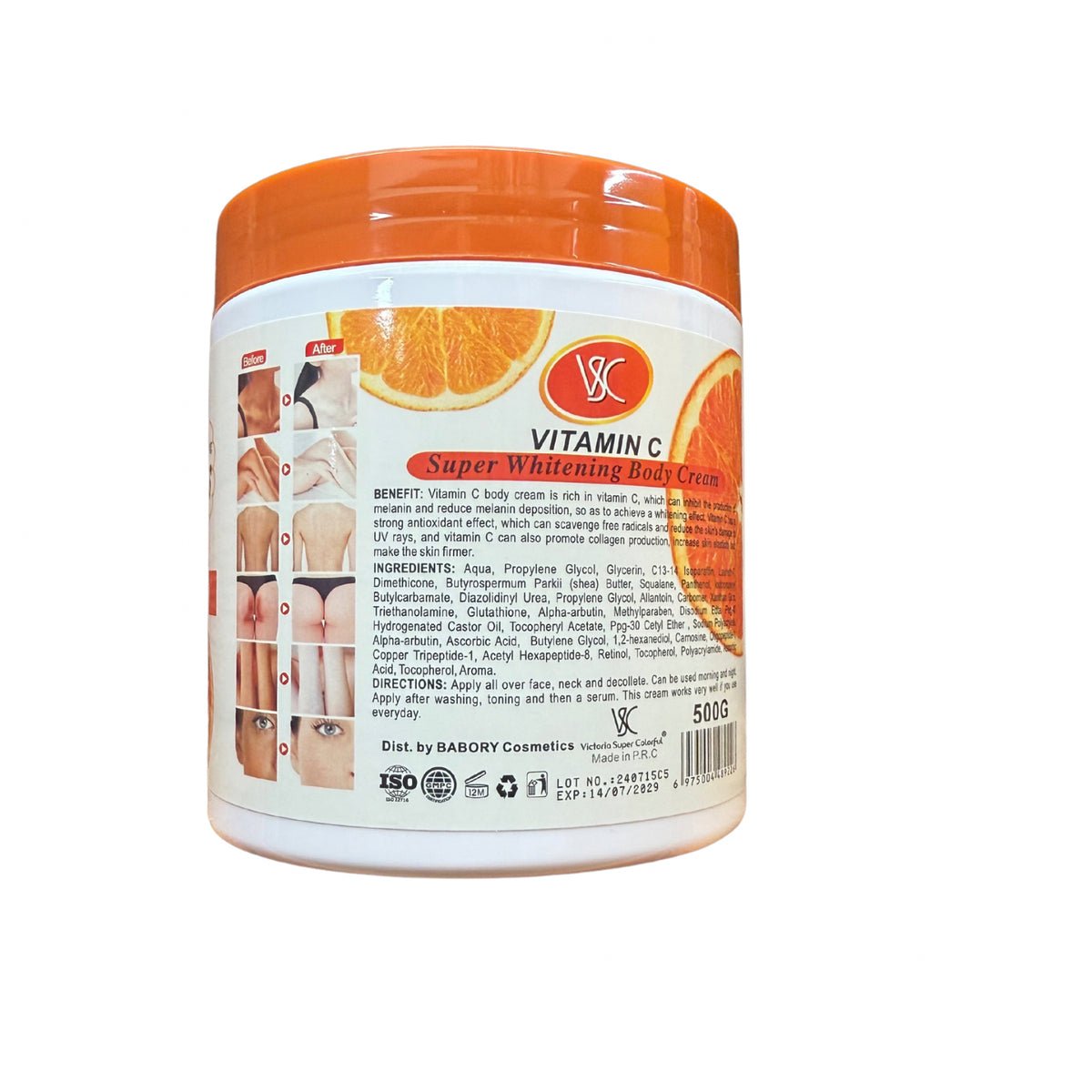 VSC Vitamin C Super Whitening Body Cream 500g