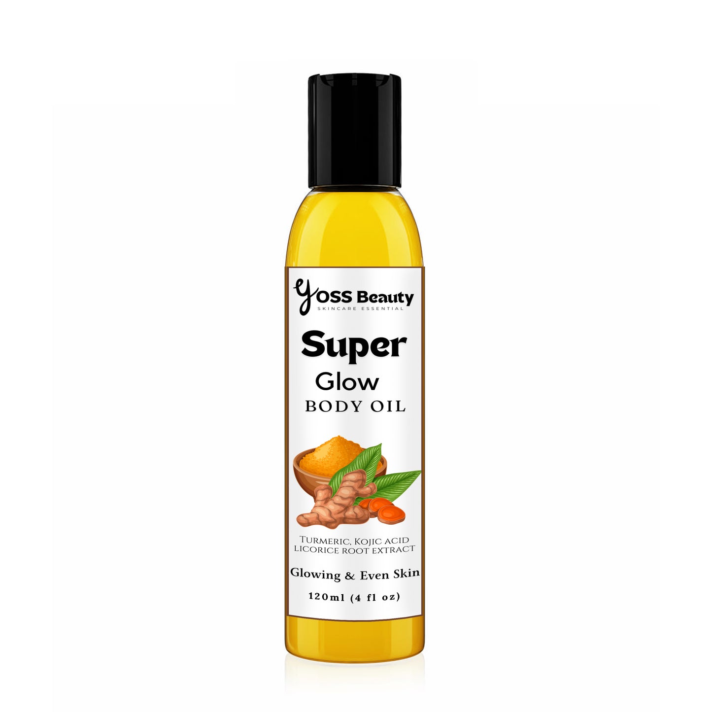 Extra Brightening Body Oil, Quick Action Turmeric Body Oil