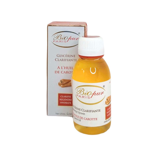 Biopur Paris Lightening Glycerin with Carrot Oil 125ml