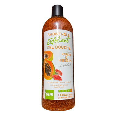Yari Shower Gel Exfoliant Gel Douche (papaya & Hibiscus)1000ml