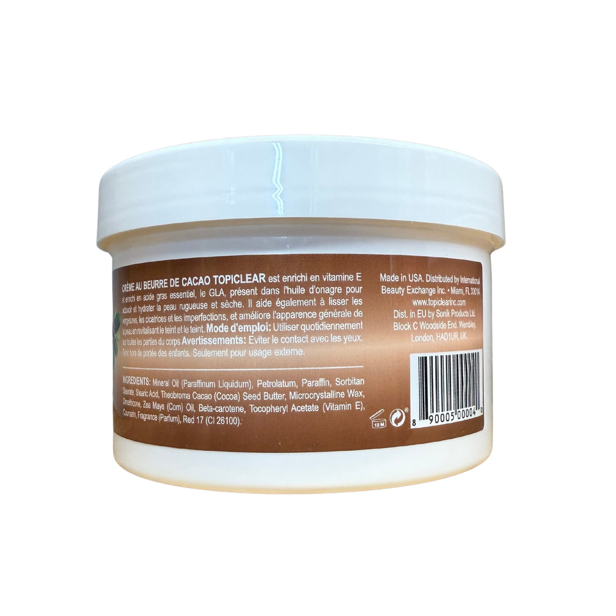 Topiclear Cocoa Butter Creme 18oz