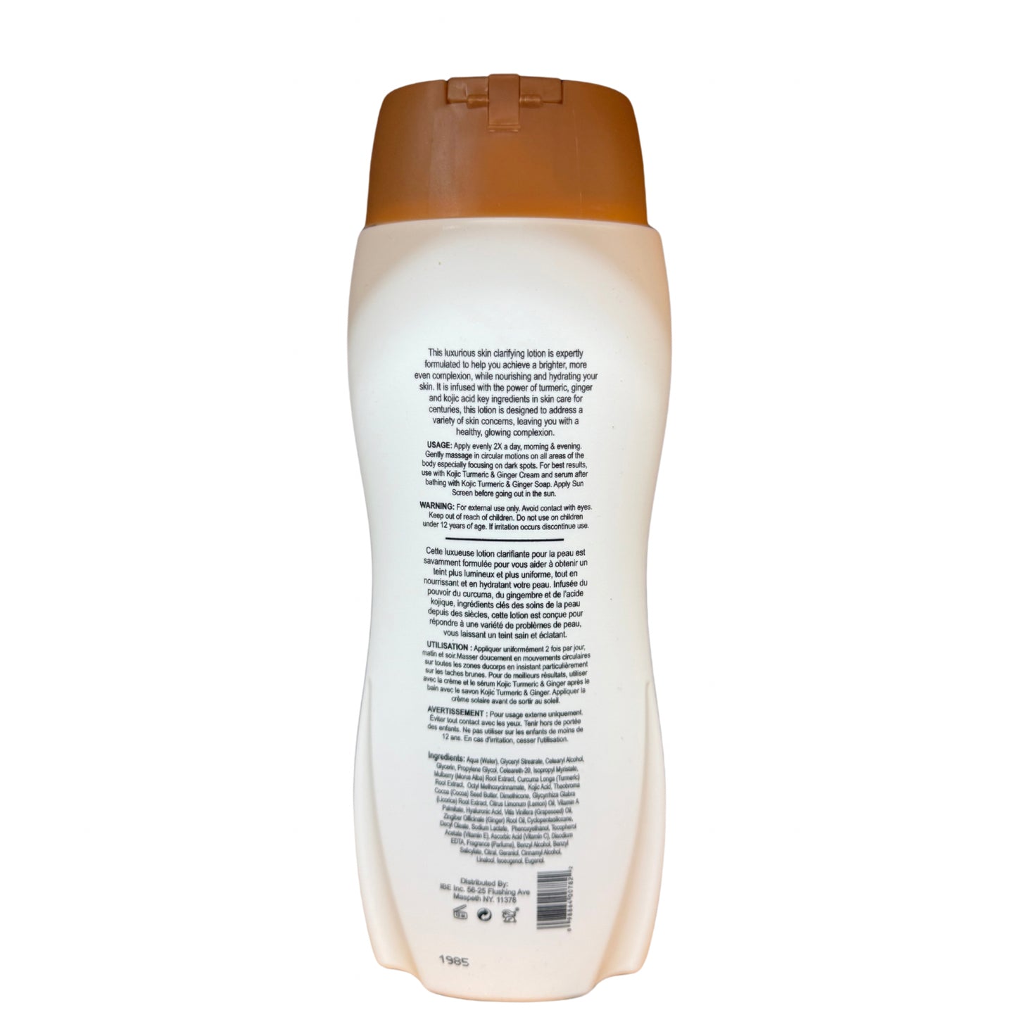 Claire White Kojic Turmeric & Ginger Clarifying Body Lotion 500ml