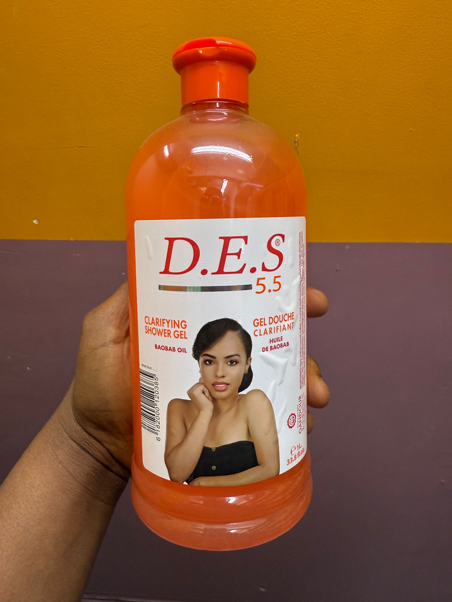 DES Clarifying Shower Gel 500ml