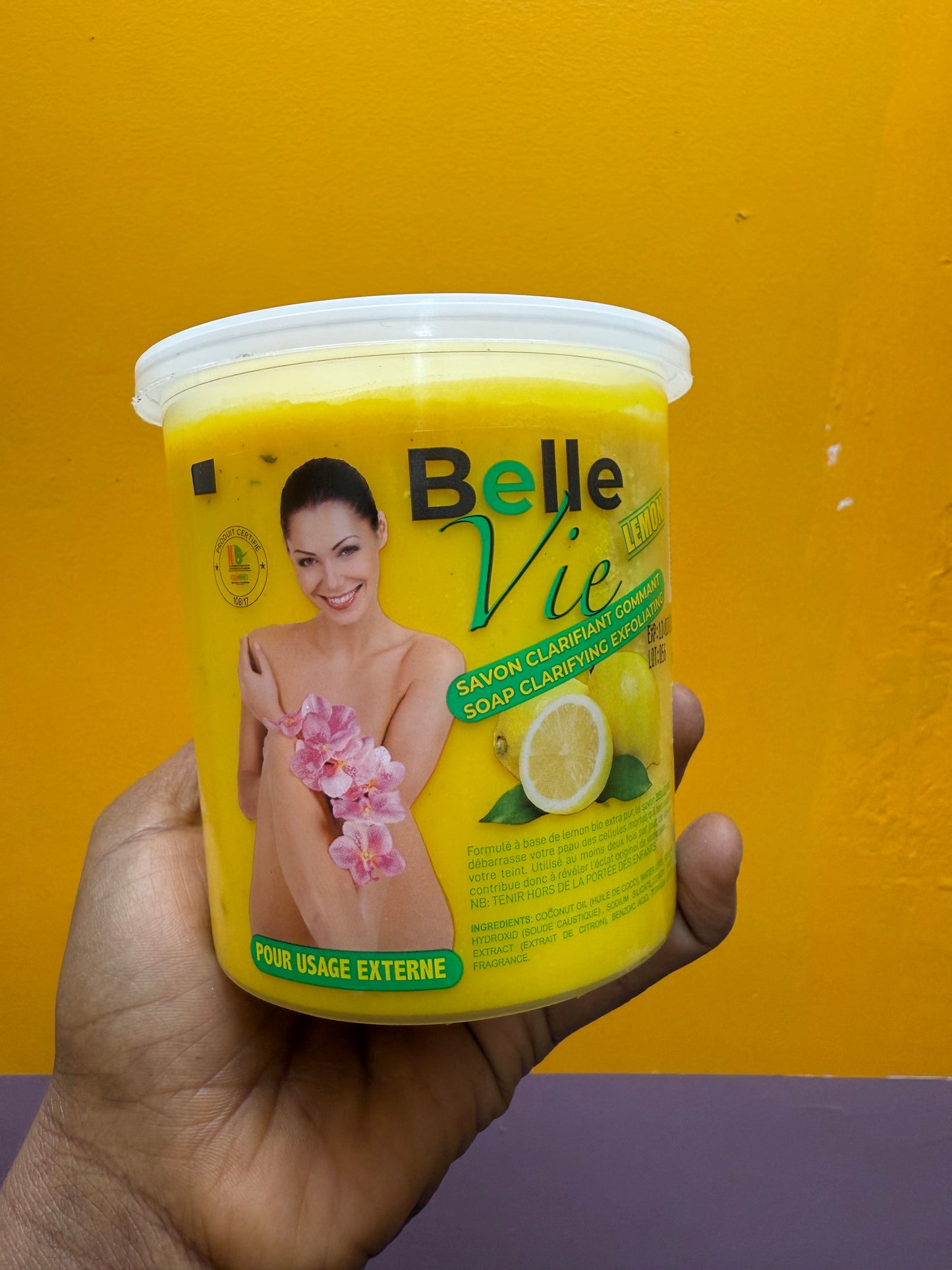 Belle Vie Lemon Brightening Soap 670g