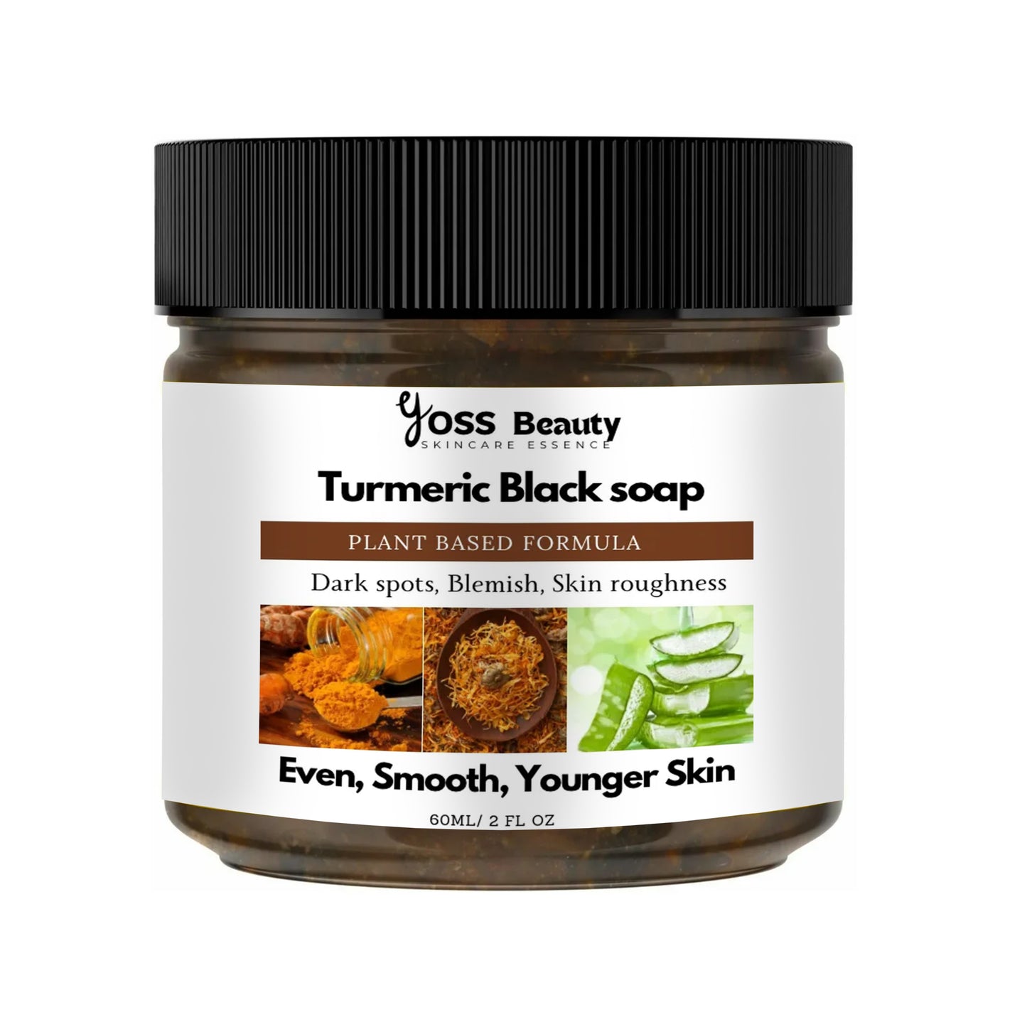 Turmeric Black Soap, Herbal Soap, Plant Based Soap, Acne Soap, Dark Spot Remover & Blemish Soap