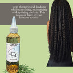 Herbal Hair Growth Oil with Rosemary & Fenugreek, Nourishing Oil for Enhanced Hair Growth and Scalp Protection 4fl oz