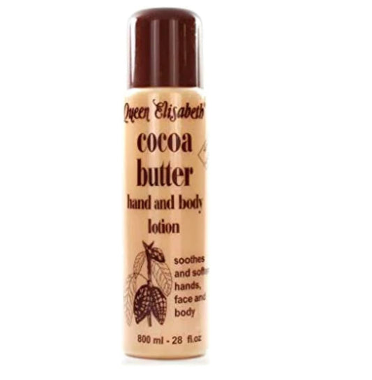 Queen Elisabeth Cocoa Butter Hand and Body Lotion 800ml