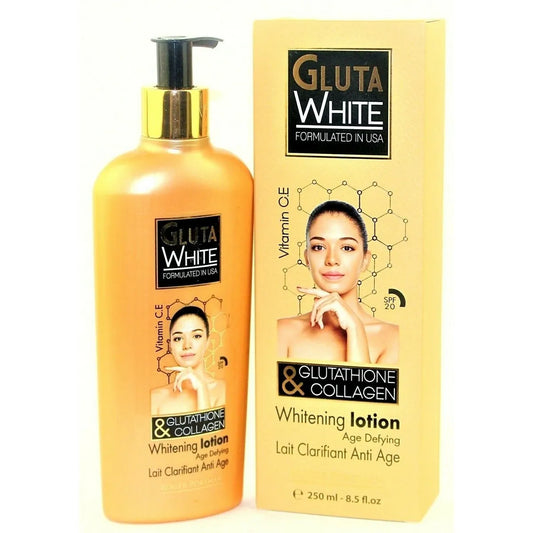 Gluta White Glutathione & Collagen Whitening Lotion 16.9floz