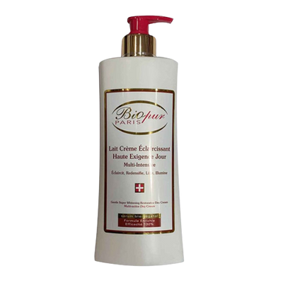 Biopur Paris Lait Creme Eclaircissant 400ml
