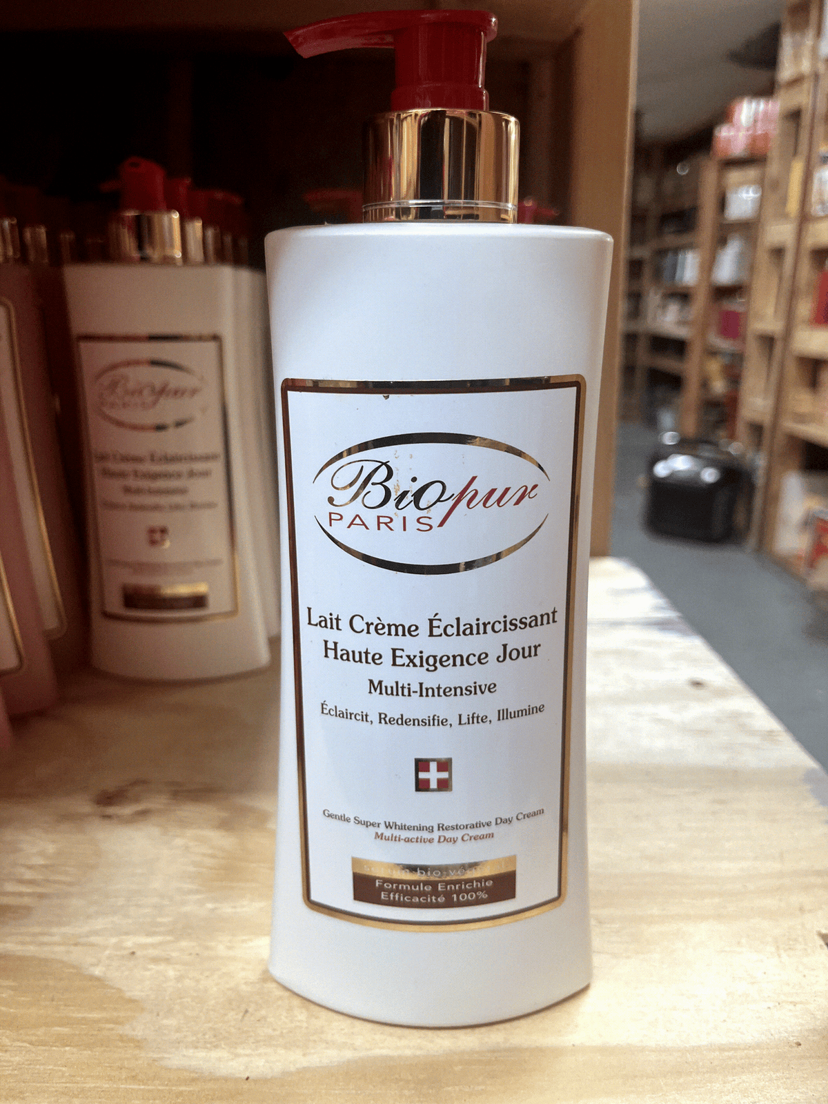 Biopur Paris Lait Creme Eclaircissant 400ml