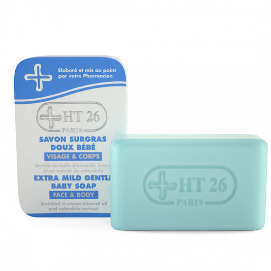 HT26 Paris Extra Mild Gentle Baby Soap Face & Body 200g