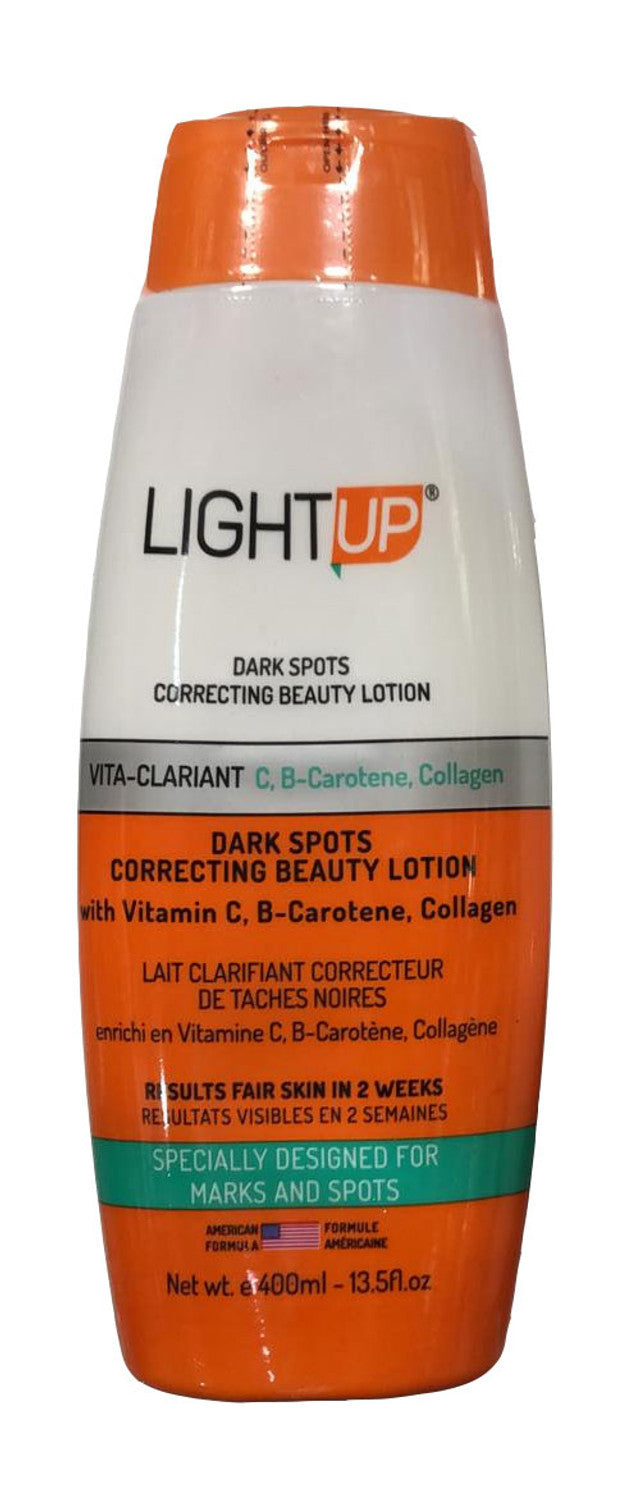 Light Up Dark Spot Correcting Beauty Lotion with B-Carotene, Collagen 400ml